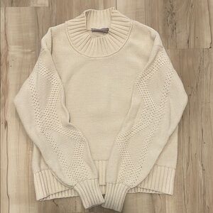 Cream Everlane knit Sweater
